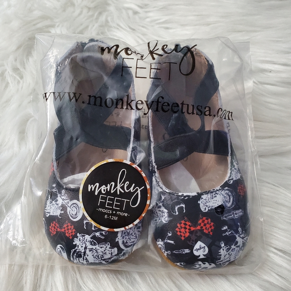 MF Motorcycle Ballet Flats